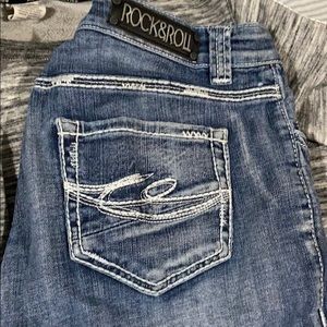 Rock & Roll cowgirl riding jeans